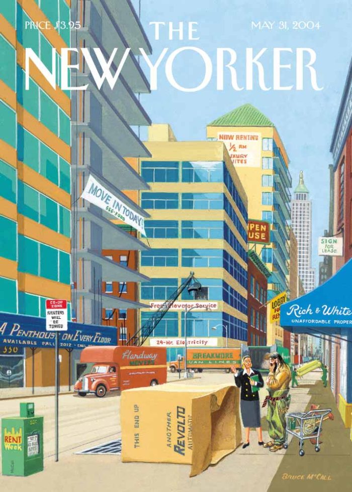 Vintage & Modern New Yorker Cover Print Wall Art Poster - Image 1