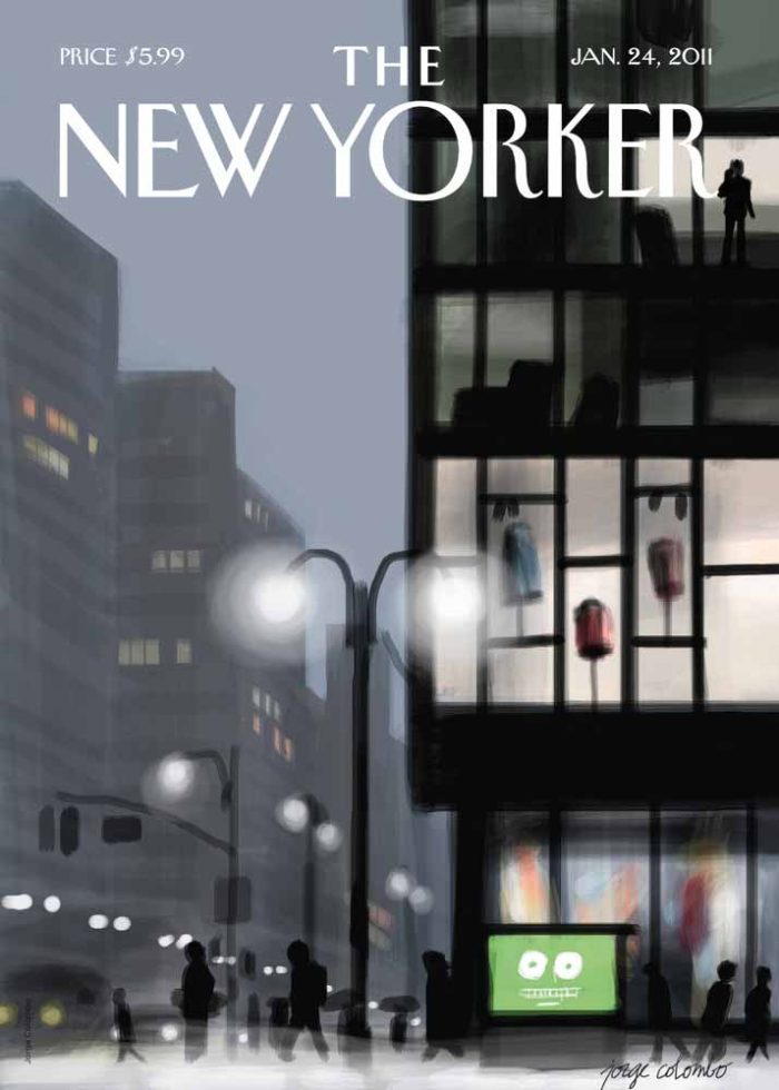 Vintage & Modern New Yorker Cover Print Wall Art Poster - Image 1
