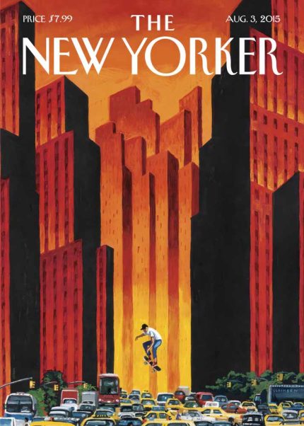 Vintage & Modern New Yorker Cover Print Wall Art Poster