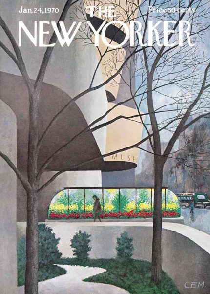 Vintage & Modern New Yorker Cover Print Wall Art Poster