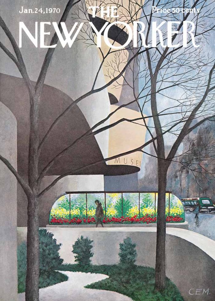 Vintage & Modern New Yorker Cover Print Wall Art Poster - Image 1