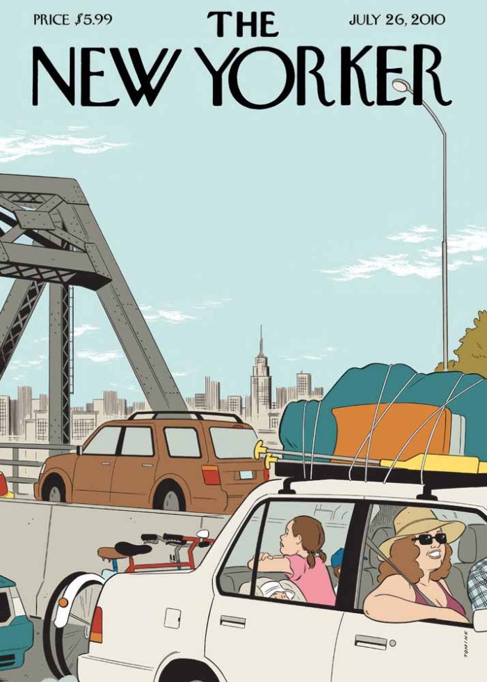 Vintage & Modern New Yorker Cover Print Wall Art Poster - Image 1