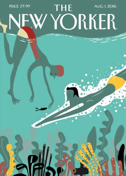 Vintage & Modern New Yorker Cover Print Wall Art Poster