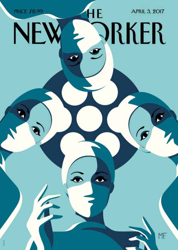 Vintage & Modern New Yorker Cover Print Wall Art Poster - Image 1