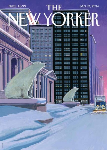 Vintage & Modern New Yorker Cover Print Wall Art Poster
