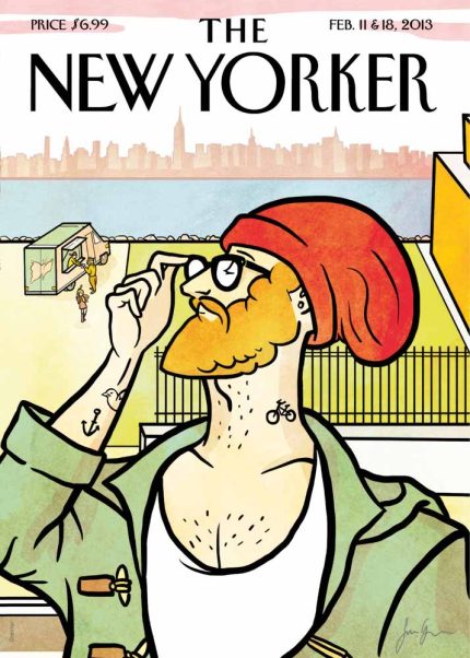Vintage & Modern New Yorker Cover Print Wall Art Poster