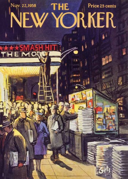 Vintage & Modern New Yorker Cover Print Wall Art Poster