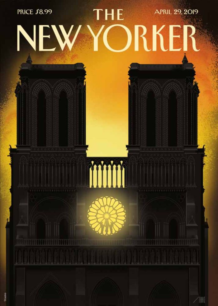 Vintage & Modern New Yorker Cover Print Wall Art Poster - Image 1