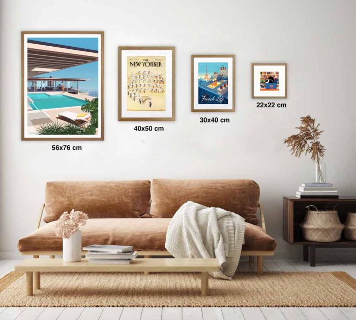 Vintage & Modern New Yorker Cover Print Wall Art Poster - Image 1