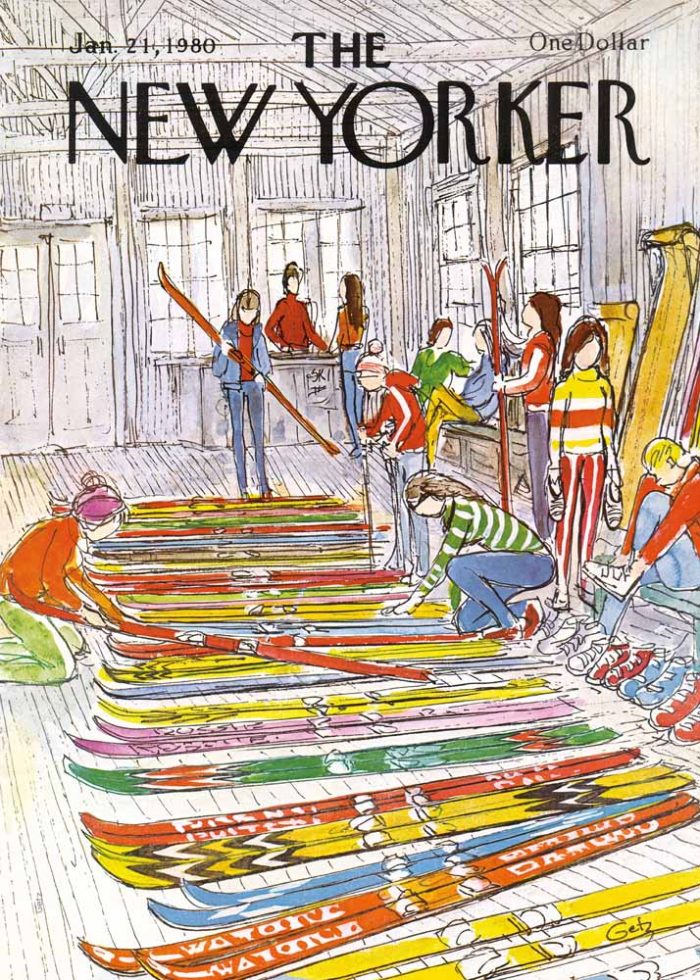 Vintage & Modern New Yorker Cover Print Wall Art Poster - Image 1