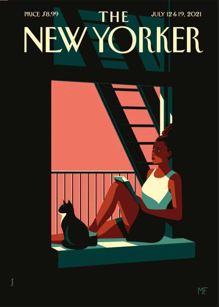 Vintage & Modern New Yorker Cover Print Wall Art Poster - Image 1