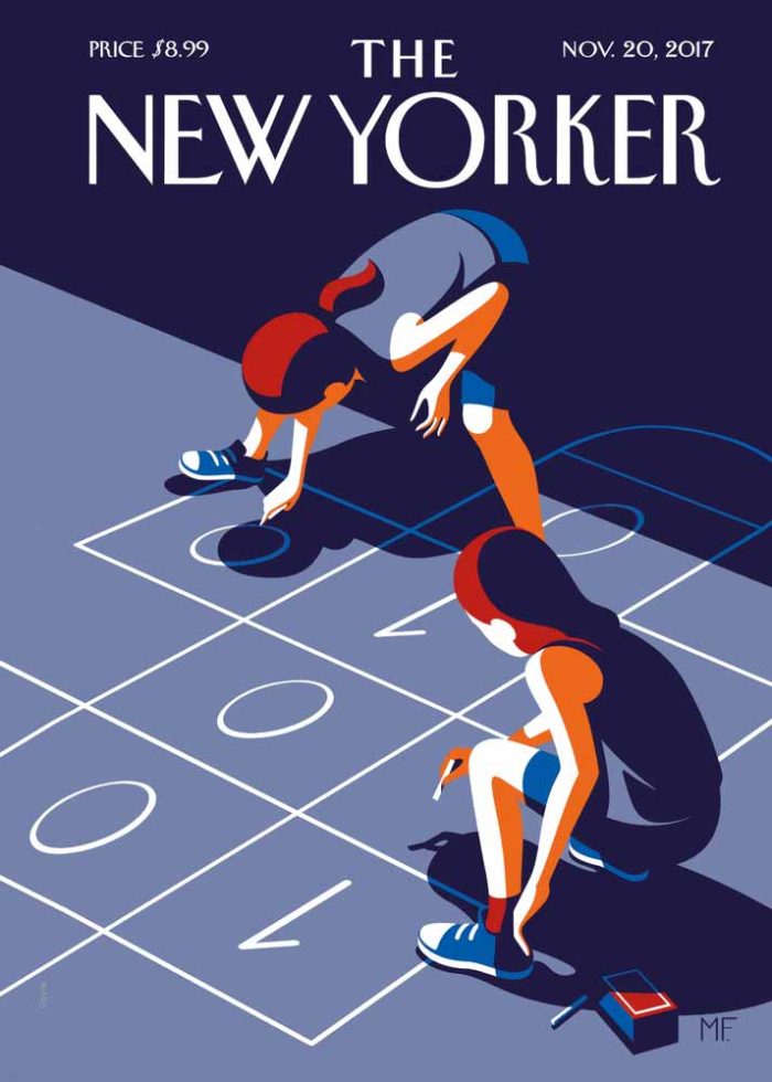 Vintage & Modern New Yorker Cover Print Wall Art Poster - Image 1