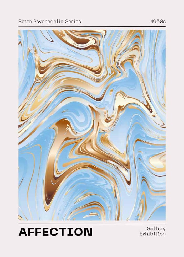 Trendy Colorful Print Wall Art Poster - Image 1
