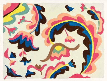 Bedspread (1936) by E. Boyd Trendy-Colorful-Poster Wall Art