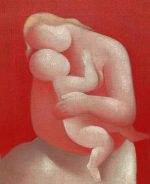 Mother (pink madonna) (1933) by Mikulas Galanda Poster Wall Art