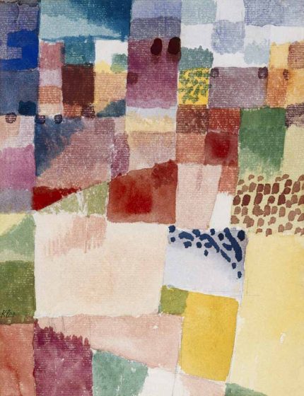 Motif from Hammamet (1914) painting in high resolution by Paul Klee Poster Wall Art