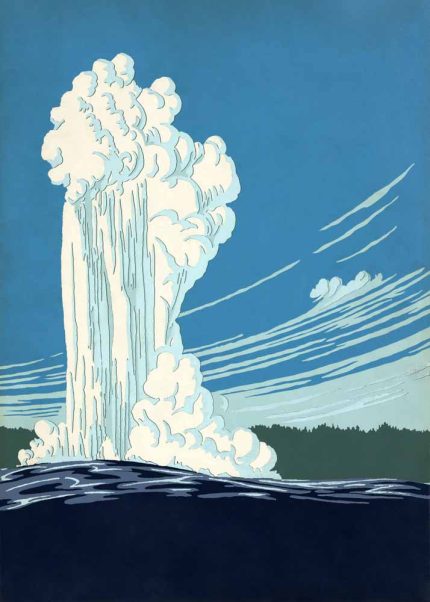 Yellowstone National Park Poster Wall Art