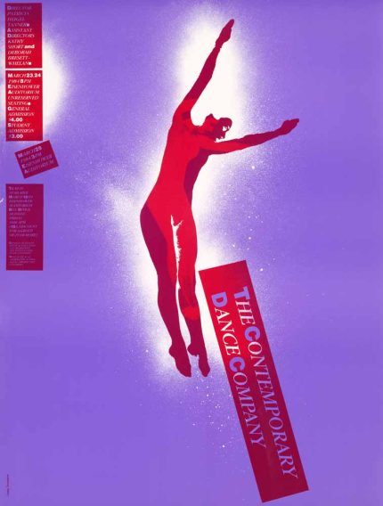Find Your Flow: Modern Dance Trendy Colorful Poster Wall Art