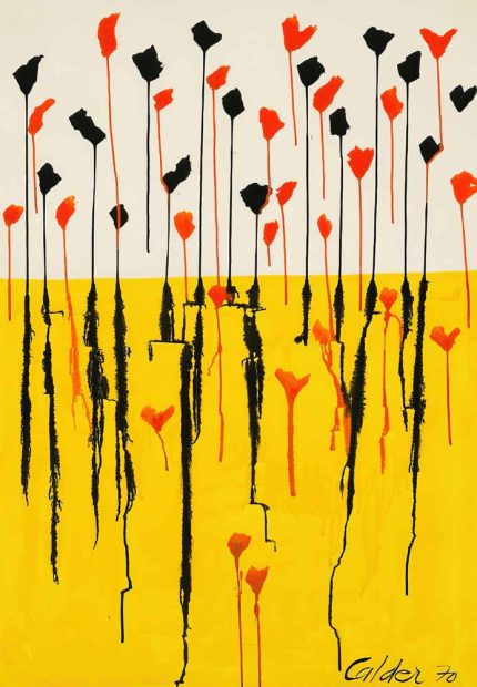 Alexander Calder "Drops" Art Print, Abstract Composition Poster, Modern Art Poster Wall Art