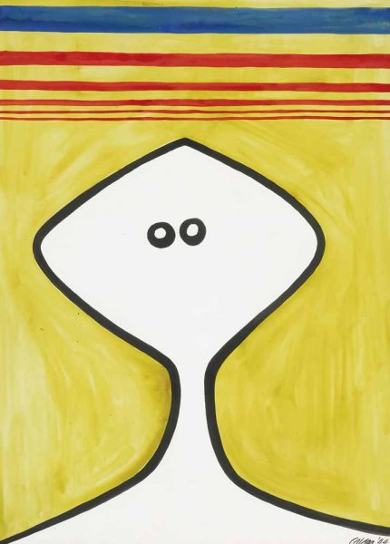 Calder '64 - Abstract Figure - Geometric Shapes Art Print Poster Wall Art