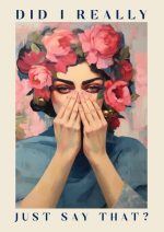 Eclectic Trendy Colorful Wall Art Poster