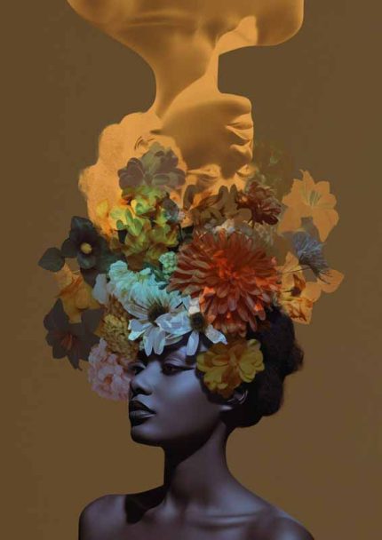 Eclectic Trendy Colorful Wall Art Poster