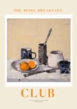 The Beige Breakfast Club: Cozy Still Life Art Print