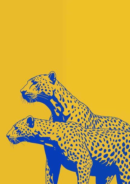 Eclectic Trendy Colorful Wall Art Poster