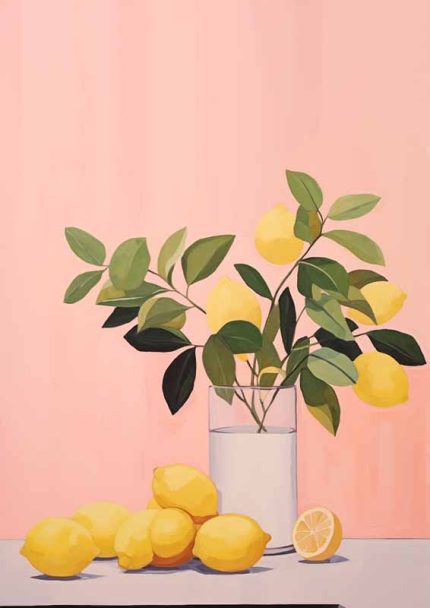 Eclectic Trendy Colorful Wall Art Poster