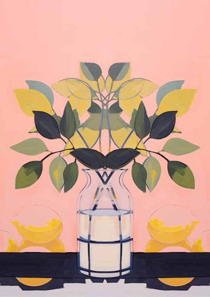 Eclectic Trendy Colorful Wall Art Poster