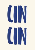 Cin Cin Toast: Cheers Typography Art Print