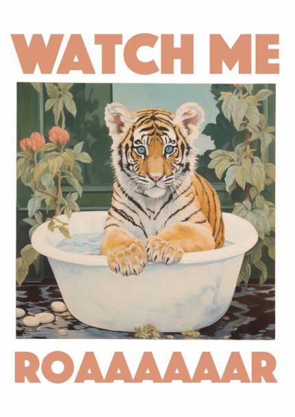 Eclectic Trendy Colorful Wall Art Poster