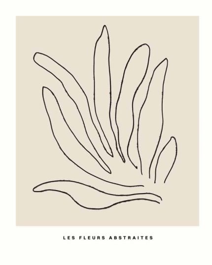 Neutral Theme Natural Color Vintage Posters Wall Art Poster