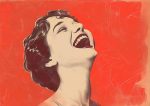 Vintage British Woman AI Print Wall Art Poster AI Print Wall Art Poster