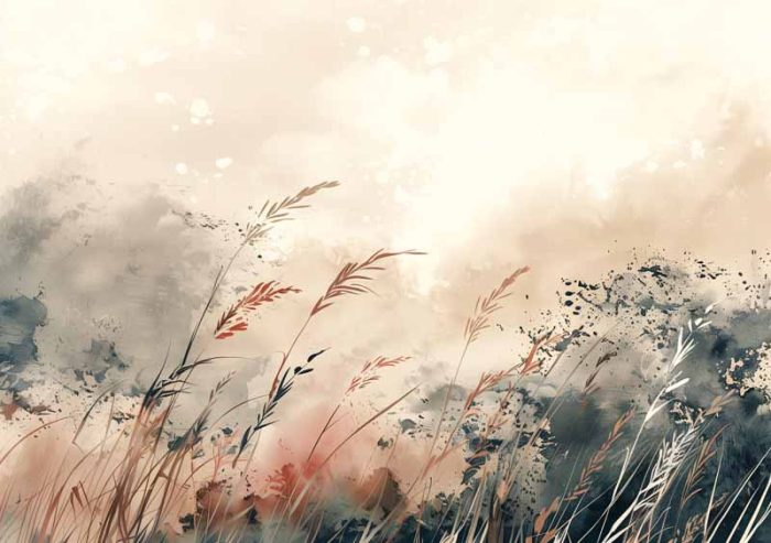 Wildgrass Field AI Print Wall Art Poster - Image 1