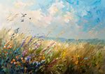 Wildgrass Field AI Print Wall Art Poster