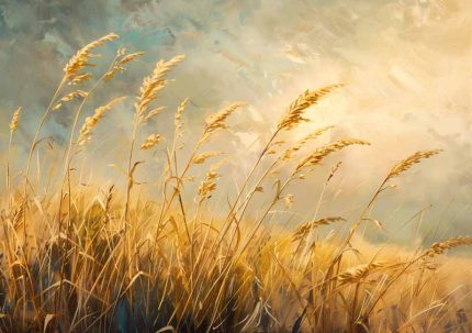 Wildgrass Field AI Print Wall Art Poster
