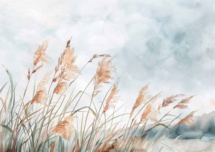 Wildgrass Field AI Print Wall Art Poster - Image 1