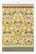 Chinese Botanical Floral Print Wall Art Poster