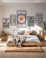 Chinese-insect-drawing of five butterflies Chinese Print Wall Art Poster - Image 2