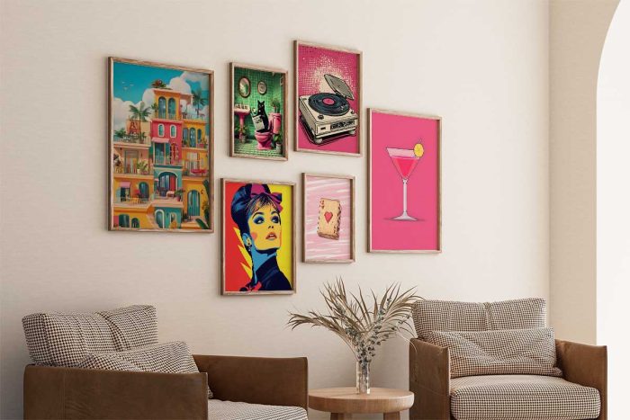 Eclectic Pop Art Prints Digital Download - Image 2