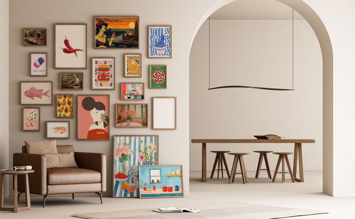 Bauhaus Exhibition Wooden Framed Poster Wall Art - Image 3
