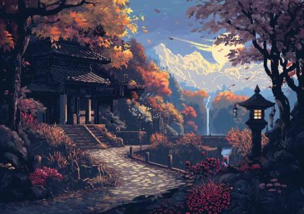 pixel Art Wall Art Metal Aluminum Print